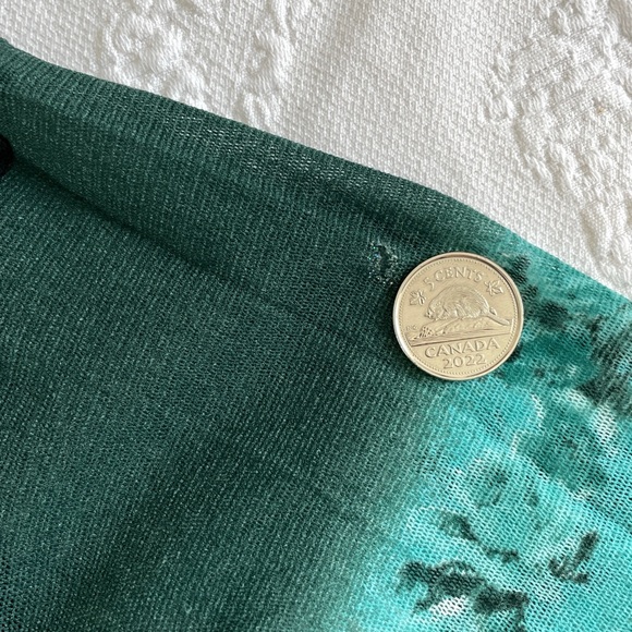 Jean Paul Gaultier Floral Long sleeve Mesh Top - Picture 7 of 8